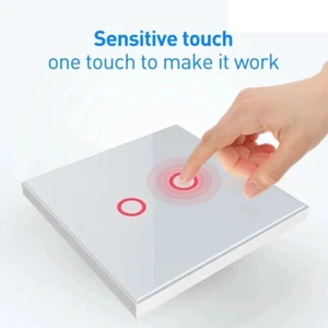 Z-Wave Wireless Plus Wall Light Switch NAS-SC02ZU 2CH Gang EU Wall Switch Sensor - Picture 1 of 6