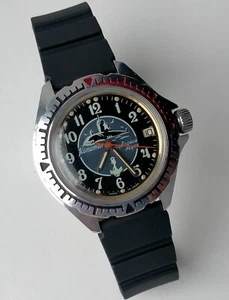Komandirskie 2414A Submarine Commander Vintage Original Soviet Military Watch - Picture 1 of 11