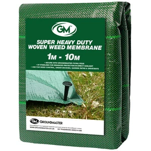 GroundMaster 125gsm Green Super Heavy Duty Weed Control Fabric Cover Membrane - Picture 1 of 42