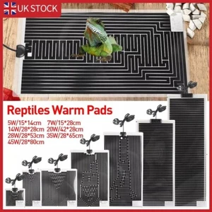 5W-40W Adjustable Temperature Reptile Heating Heat Mat Heating Pad For Pet New - Picture 1 of 16