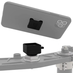 OXFORD CLIQR HEADSTOCK MOTORCYCLE PHONE MOUNT HOLDER FOR CLIP ON BARS HAL852 - Picture 1 of 6