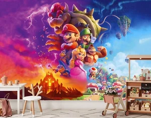 Super Mario Bros wallpaper Movie Toad, Peach, Kids Wallpaper Peel And Stick - Picture 1 of 12
