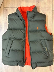 Polo Ralph Lauren boys puffer vest reversible size 10/12 - Picture 1 of 2