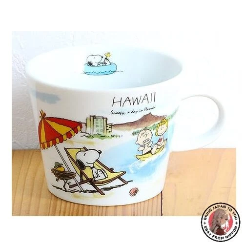 NEU PEANUTS (ピーナッツ) Snoopy World Travel Mug Hawaii Kapazität: ca. 12,5 fl oz - Bild 1 von 1