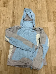 The North Face HyVent Schnee Ski Jacke Baby Blau Grau Damen M Wasserdicht Winter - Bild 1 von 8