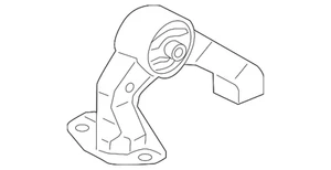 Genuine Mitsubishi Rear Mount MN101387 - Picture 1 of 2
