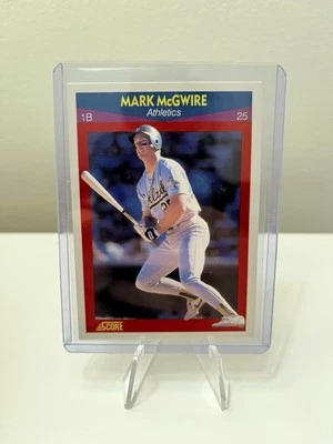 1990 Score Superstars - Mark McGwire #25 - Image 1 of 2