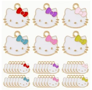 HELLO KITTY 30 pezzi ciondoli smaltati - Foto 1 di 2