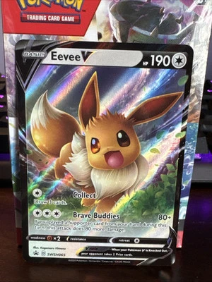 Eevee V SWSH065 SWSH: Sword & Shield Promo Cards Holo - Image 1 of 4