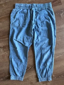 Gap Women Easy Pants Blue Size M Casual Medium - Picture 1 of 4
