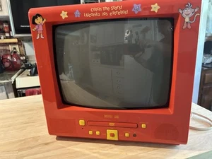 Emerson DORA The EXPLORER CRT 13" TV Retro Gaming W/Built In DVD Player Tested - Picture 1 of 19