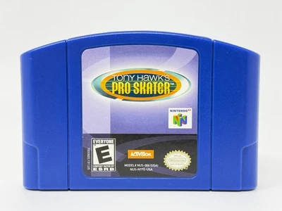 Tony Hawk's Pro Skater (Nintendo 64) *ТОЛЬКО ИГРА — СПЕЦИАЛЬНАЯ ЭТИКЕТКА — ПРОТЕСТИРОВАНА* - Изображение 1 из 4