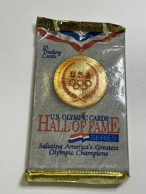美国奥运卡名人堂老式1991年工厂密封15张卡-全新 — 第 1/2 张图片