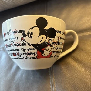 Disney Store Mickey Mouse Sweetheart Sopa, Tazón de Cereal Taza Grande. - Imagen 1 de 11