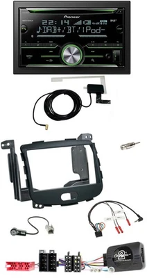 Pioneer CD USB Lenkrad Bluetooth 2DIN DAB Autoradio für Hyundai i10 09-13 Rubber - Bild 1 von 4