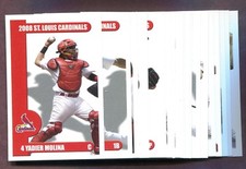 ST. LOUIS CARDINALS ~ 2008 KC Life Police Baseball Cards ~ 27-Card Team Set