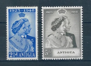 Antigua 1949 Silver Wedding full set of stamps. Mint. Sg 112-113 - Picture 1 of 2