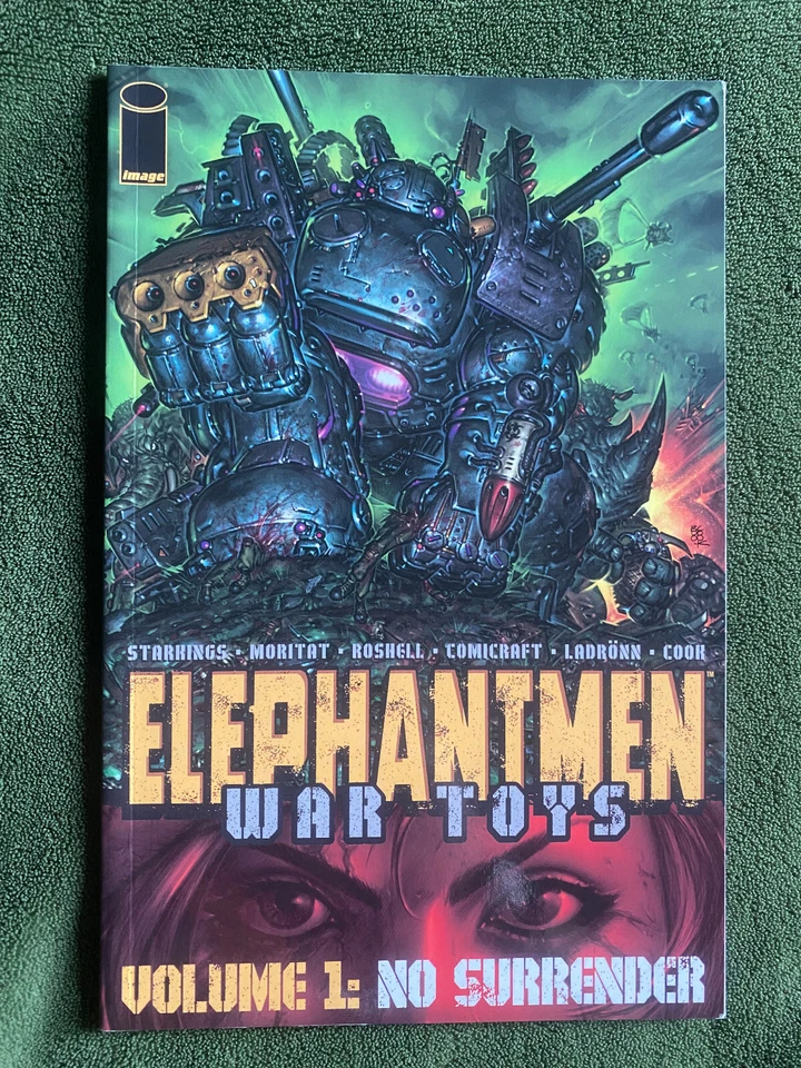 ELEPHANTMEN WAR TOYS Vol 1 NO SURRENDER PBK Graphic Novel Richard Starkings 2008 Foto 1 de 4