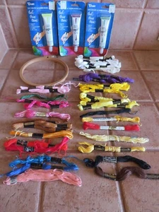 Vintage Lot of Embroidery Items/Tools For Doing Embroidery Work - NEW & USED - Picture 1 of 6