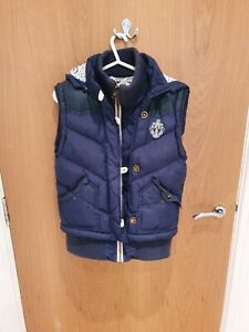 Soul Cal Gilet Womens Bodywarmer - Navy- Size 8 - Mint Condition 