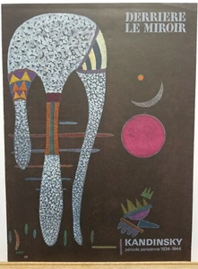 Wassily Kandinsky Vintage Lithograph Derriere Le Miroir 1969 15"×11" - Picture 1 of 7