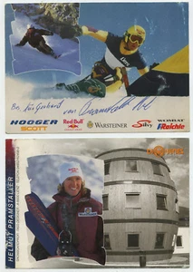 46048 - Autogrammkarte Helmut Pramstaller (Österreich) - Snowboard-Profi - Imagen 1 de 1