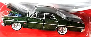 HO CMW 1/87 veicolo mimi Metal Works auto 1967 Ford Custom 500 VERDE SCURO AUTO - Foto 1 di 15
