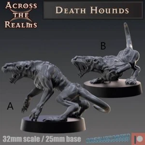 Death Hounds | Miniaturas DnD | Juegos de mesa | Miniatura de mesa | - Imagen 1 de 6