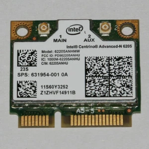 Intel Centrino HP 631954-001 Advanced-N 6205 WiFi Wireless Adapter 62205ANHMW - Bild 1 von 1