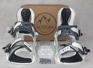DAMEN ALTITUDE RIDER 4X4 BURTON 3D EST SNOWBOARDBINDUNG WEISS/GRAU S/M 7-9,5 - Bild 1 von 9