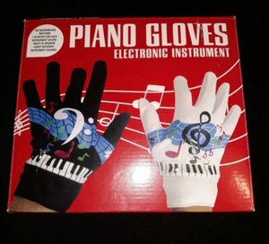 Guantes de piano instrumento electrónico modelo 657 divertido instrumento familiar edades 7+ NUEVO - Imagen 1 de 5