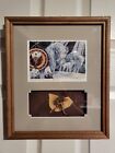 Jodie Burgsma Shadow Box White Buffalo With Babies.  Native American Accent.