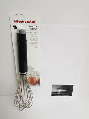 KITCHENAID BLACK GOURMET UTILITY WHISK NEW STYLE  KE060OHOBA - Image 1 of 4