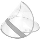 Plastic Rain Hat Mask Women's Raincoat Face Protector