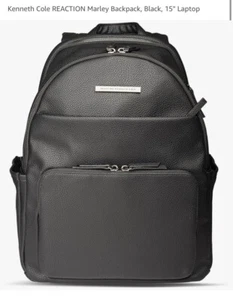 Kenneth Cole REACTION Marley Backpack, Black, 15" Laptop - Picture 1 of 14