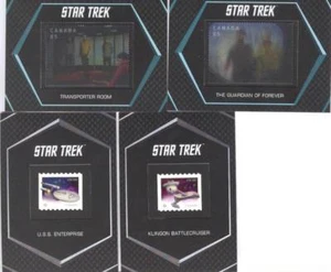 Star Trek Original Series Captain's Collection 50th Anniversary Stamps Set Of 10 - Picture 1 of 1