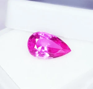 Certified Loose Gemstone Natural Pink Sapphire 4.07 Ct Transparent Sapphire Gems - Imagen 1 de 11