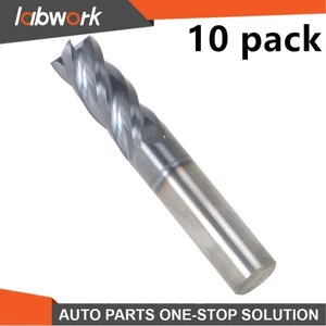 10x4 Flute 1/2" x 1-1/4" x 3" Variable Helix Solid Carbide End Mill TiALN Coated - Picture 1 of 20