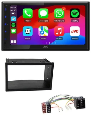 JVC Bluetooth 2DIN MP3 DAB USB Autoradio für VW Golf 4 Polo T4 Fox Passat ISO - Bild 1 von 4