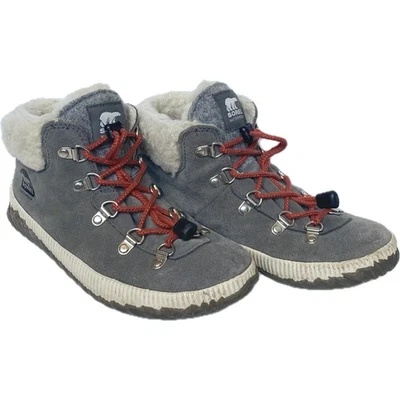 Botas SOREL Kids Out & About Conquest Talla 4 EE. UU. / 35 EUR Gamuza Impermeables Gris Foto 1 de 4
