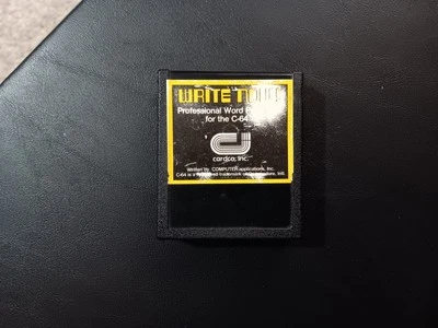 Commodore 64 C64 Write Now! Game Cartridge Tested RARE Vintage 1983 - Image 1 of 3