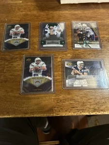 LOTE DE 5 TARJETAS COLECCIONABLES DE FÚTBOL PHILIP RIVERS EN EXCELENTE ESTADO - Imagen 1 de 6