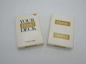 2 Boxes Your Basic Deck Playing Cards Poke Size Complete Deck - Picture 1 of 6