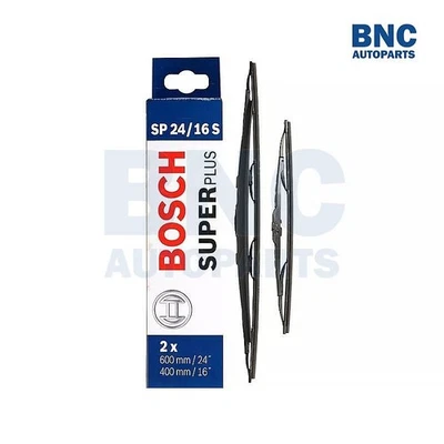 Juego de escobillas limpiaparabrisas delantero alerón Bosch Superplus para Subaru Impreza - 2000-2008 Foto 1 de 4