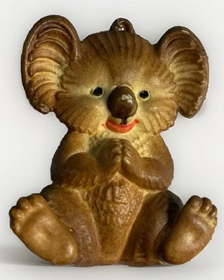"Estatuilla adorno de oso koala hecha en Italia de colección 1,75""" Foto 1 de 4