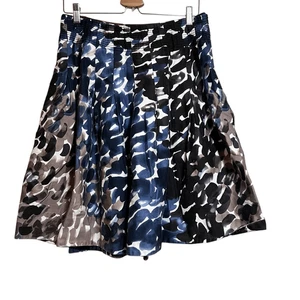 Anthro Maeve size 8 Skirt A line pleated - Picture 1 of 7