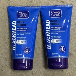 Lote de 2 borradores de espinillas limpios y transparentes exfoliantes diarios - 5 oz cada uno - caducan 5/26 - nuevos - Imagen 1 de 4
