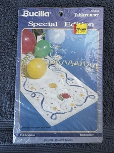 Bucilla Tischläufer #63878 Geburtstag (NEU) geöffnet - Bild 1 von 3