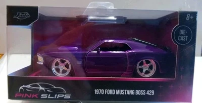 JADA PINK SLIPS 1970 FORD MUSTANG BOSS 429 FAST BACK PURPLE NEW 1/32 - Image 1 of 4