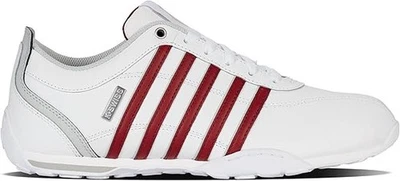 K-Swiss Herren Arvee 1.5 Weiß Rot Sneaker Schuhe Turnschuhe Sportschuhe NEU - Bild 1 von 4
